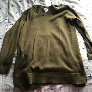 Old navy green long sweater